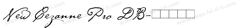 New Cezanne Pro DB字体转换